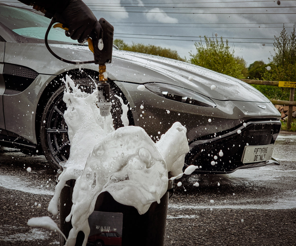 Washing a car damages the paintwork unless the dirt and grit is removed beforehand.